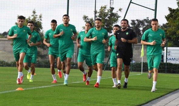 المنتخب المغربي الأولمبي يواصل تداريبه بمركز محمد السادس استعدادا لأولمبياد باريس بمشاركة رحيمي وبنصغير