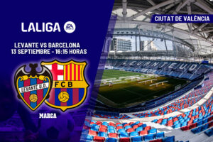 ليفانتي – برشلونة: يسعى البلوغرانا للفوز بلقب الدوري الإسباني بفارق خمسة أهداف