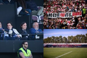 هتافات ضد بريسا، لافتات عديدة، لا وجود لقسم المشجعين ولا مقاطعة في ظهيرة باردة في فاييكاس